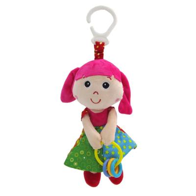 China Babyfans Design Little Girl Cute STUFFED Doll Toys Good Quality Soft Plush Baby Hanging Soothe Doll for sale