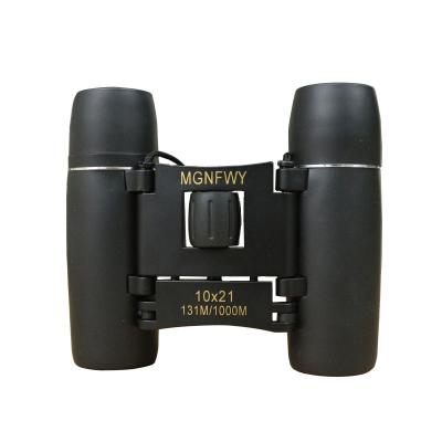 China Outdoor Folding Day Night Vision 10*21mm Zoom Travel Binocular 64*92*37mm for sale