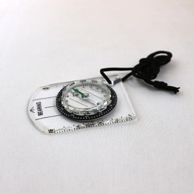 China Ruler Guide Map Scale Multifunctional Mini Compass for sale