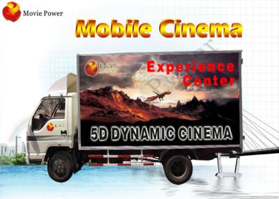 China Waterproof Cabin VR Truck Mobile 5D Cinema Sophisticated 6 - 12 Seat for sale