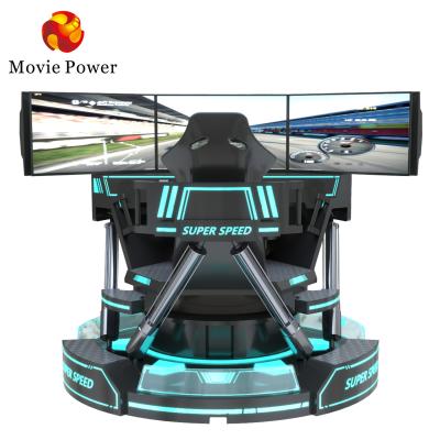 China Coin Pusher VR Racing Simulator 9D VR Space Speed Racing Game Machine for sale