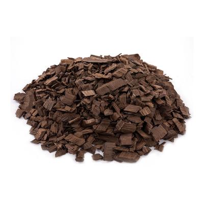 China Premium CHINESE OAK (nearly Mizunara) heavily used toasted oak wood Chips For Red Wine for sale