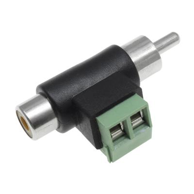 China Wholesale Price RCA Audio Male Female Terminal Adapter for sale