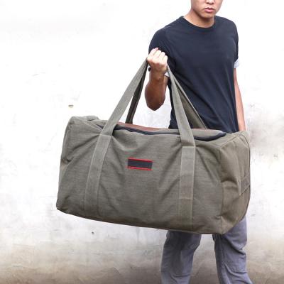 China Factory wholesale super canvas duffel bag fashion large capacity outdoor sports travel canvas duffel bag for sale