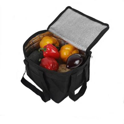 China Custom Large Capacity Waterproof Nonwoven Insulated Outdoor Wine Tote Cooler Bag Picnic Food Cooler Bag for sale