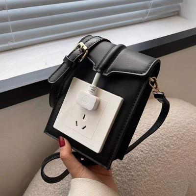 China Fashion Women Lady Individualized Mini Messenger Shoulder Cell Phone Wallet Purse Bag Waterproof Wholesale Handbag for sale