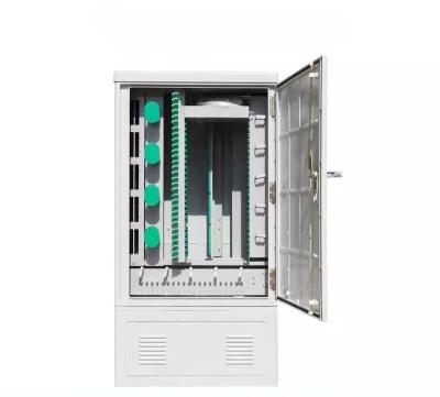 China FTTH PON CATV Ftth Outdoor Cabinet 576 Core Fiber Optic Cross Connect Cabinet Telecom Cabinet Optical Distribution Cabine for sale