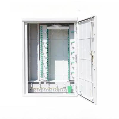 China FTTH PON CATV Ftth Outdoor Cabinet SMC288 Core Outdoor Optical Cable Handover Box Floor Mounted Three Network In One Optical Handover Box for sale