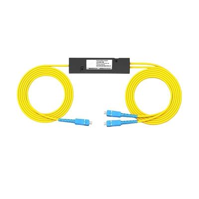 China FTTH PON CATV FTTH 1*2 Fiber Optic PLC Splitter Cassette With Pigtail FC/APC SC/APC UPC OEM/ODM for sale