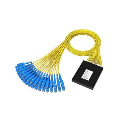 China FTTH PON CATV FTTH 1*32 Cassette Card Inserting Fiber Optic PLC Splitter Cassette With Pigtail SC/APC OEM/ODM for sale