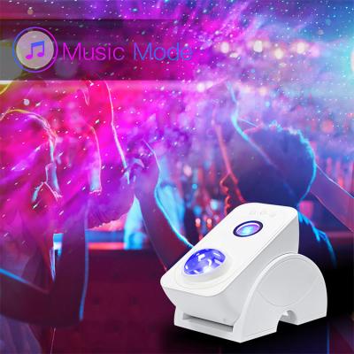 China Eco-friendly Smart Starry Sky Projector Star Laser Projector Tuya WiFi Waving Night Light Led Wireless APP Control Alexa Google Home Colorful for sale