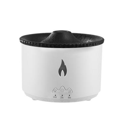 China Volcano Flame Ultrasonic Aroma Diffuser Household Air Humidifier Yoga Essential Oil Scented Diffuser for sale