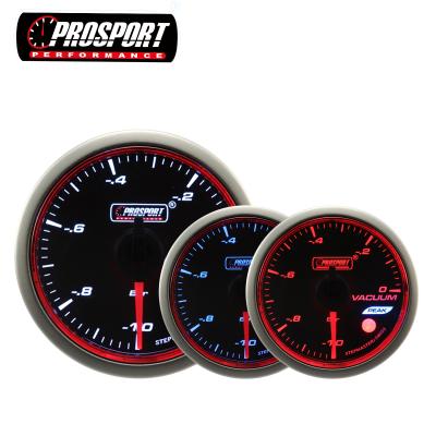 China 60mm Peak Reminder and Warning Swiss 10 BAR Stepper Motor LED Display Oil Pressure Gauge Meter Smoked Lens Peak Reminder Controller Car Remote Truck Apply for sale