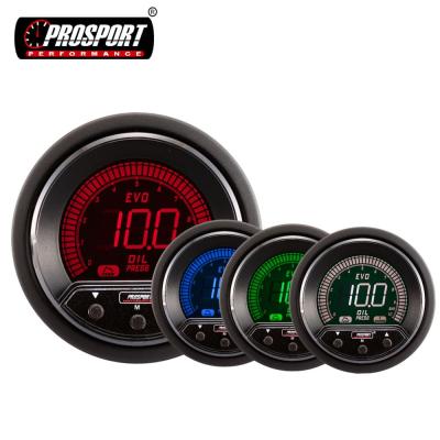 China Best Digital Oil Pressure Gauge LCD Digital Car 52mm Oil Pressure Gauge for sale