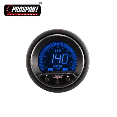 China Digital LCD Display Universal 60mm Automotive 4 Colors Digital Water Temperature Gauge With Warning Peak Reminder For Auto Car Racing Automobile for sale