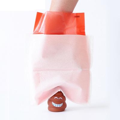 China Environmentally Friendly Plastic Dog Poop Bags Sustainable Manufacturing Waste Carrier Bag For Leash Convenient And Hands Not Dirty for sale