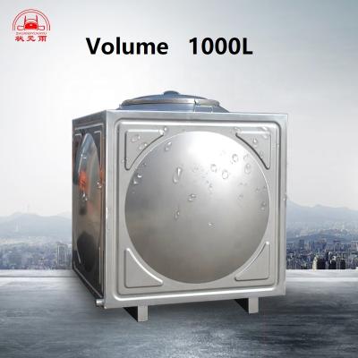 China 1000 liter hotel rooms stainless steel water tank for sale