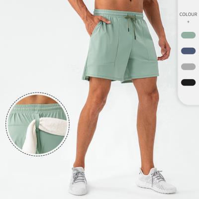 China Anti-wrinkle Custom Logo Athletic Workout Short Men's Gym Sports Shorts Summer Breathable Lining Running Gym Sports Shorts For Men for sale