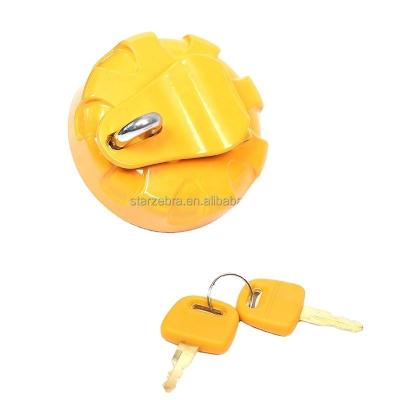 中国 SH200 Anti-theft Fuel Cap Diesel Fuel Tank Cover for Yellow Excavator Sumitomo Excavator Yellow Sumitomo Engine Parts 販売のため