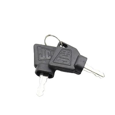 China Excavator keys JCB 200 / 220 / 240 / 360 ignition door opening start key chain for sale