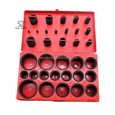 China 30 sizes oring kit set high temperature resistance nbr fkm silicon rubber o-ring oem rubber seal set for excavator for sale