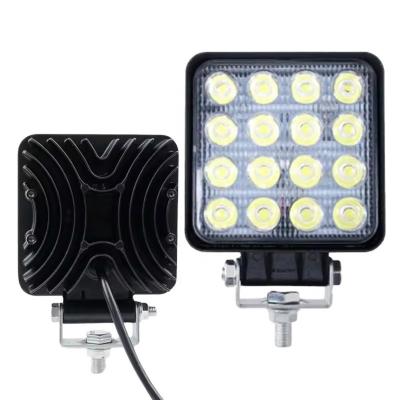 China Online Support 48W LED Working Light Headlight for Excavator Agricultural Machinery Tractor Reaper Harvester Bulldozer for sale