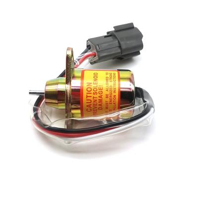 China Excavator 12 Volt Fuel Shut Off Solenoid 119233-77932 1503ES-12S5SUC12S OEM for sale