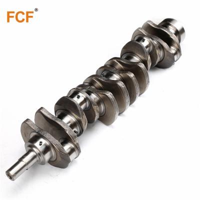 China S6D108 Diesel Engine Crankshaft 6222-31-1110 For Excavator Forged Steel Material for sale