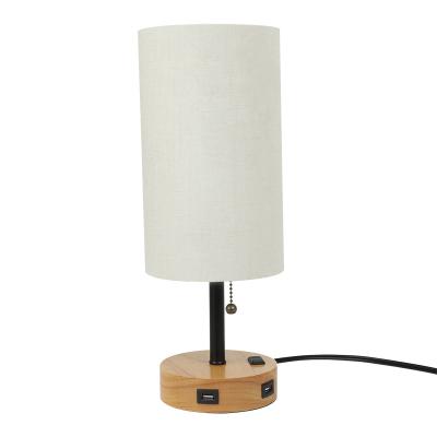 China Amazon Contemporary Hot Selling Bedside Lamp with Dual USB Ports and AC Outlet, 3 Way Dimmable Led Table Lamps Home Decor for Bedroom Office for sale