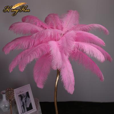 China Wholesale 60-65cm Large Feathers Pink Ostrich Feathers Wedding Performance Party Decoration For Sale Wedding Decorative for sale