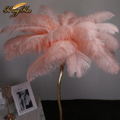 China Natural ostrich feather wholesale 15-75cm decoration plumas feathers large for crafts pink ostrich feathers for sale