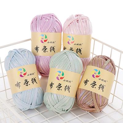 China Hand Knitting Yarn Opens Beautiful Crochet Spandex Hand Knitting Rainbow Cake Natural Cotton Blend Yarn for sale