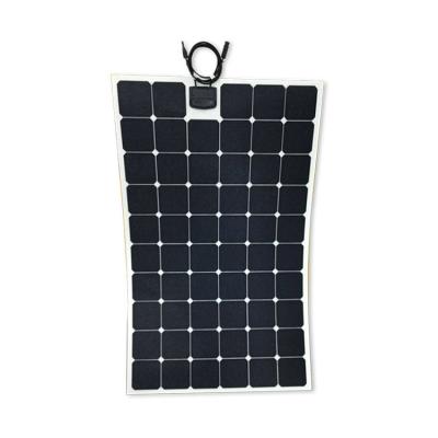 China ETFE 100 watt flexible outdoor solar panel solar module,mono sola rpanel,sunpower solar cell for boat yacht 1305*540*3mm or customized for sale