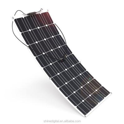 China Mono Portable Flexible Solar Panel 20 wp 30 W 40watt 50 watt 60Watt 90wp 100w 120 watt 130 W 150 wp 180Wp 200W Monocrystalline Silicon for sale