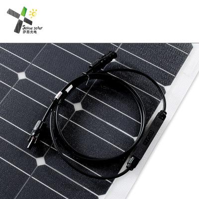 China Monocrystalline Silicon Logo Printing ODM 18v 36v Solar Panel Product 6w 12w 18w 24w 36w 48w Flexible Cable ETFE Solar Panel For 12v 24v Battery for sale