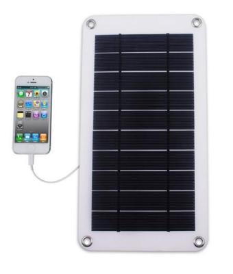 China Solar Mobile Phone Mp3/Mp4 8W chargerwith usb output el and led shirt panels for sale