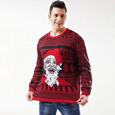 China Factory Price Fashion Anti-wrinkle Anti-Wrinkle Sweater Men Comfortable Clothing Christmas Sweater Best Selling Custom for sale