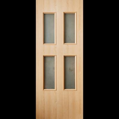 China Waterproof Customizable UPVC Glass Door With Modern Design For Bathroom for sale