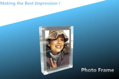 China photo frame/crystal photo frame/Rectangle/CRYSTAL CUBE/large rectangle bevel/crystal flat for sale