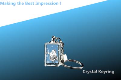 China crystal keychain/crystal keyring/rectangle crystal keyring/rectangular key chain for sale