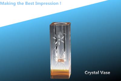 China crystal vase/flower vase/flower bottle/glass vase/pen holder/crystal flower bottle for sale