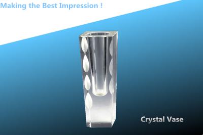 China crystal vase/flower vase/flower bottle/glass vase/pen holder for sale