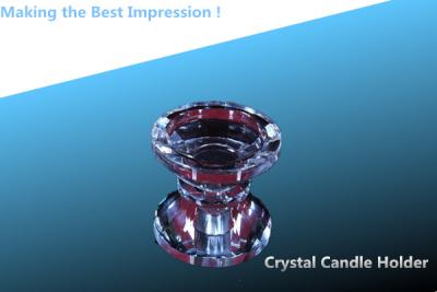 China crystal candle holder/glass candle holder/crystal candle stick/votive candle holders à venda