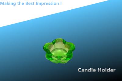 China green crystal candle holder/glass candle holder/crystal candle stick/candle holder à venda