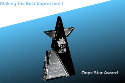 China crystal onyx star award/crystal star award/crystal star mountain/crystal onyx star trophy for sale