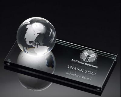 China globe award/crystal globe award/globe trophy/crystal globe trophy/acrylic globe award for sale