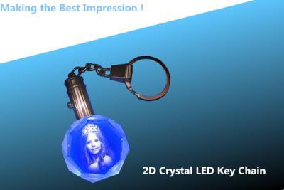 China 2D Crystal Personalized Key Chain- Octagon/crystal keychain/key chain/key ring/keyring for sale