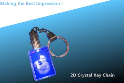 China LED key chain/3d crystal key ring/crystal LED keyring/LED keychain/2d laser key chain à venda