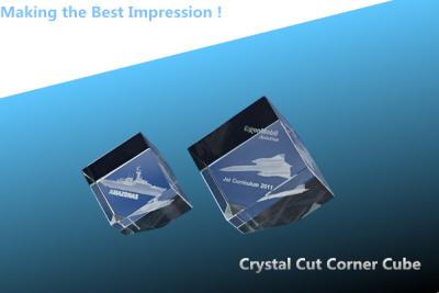 China BEVELLED CRYSTAL CUT CORNER CUBE/3D CRYSTAL CUBE/BLANK CRYSTAL CUBE/3D BEVELLED CUBE AWARD for sale