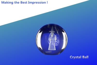 China crystal ball/ blank crystal ball/3d laser engraving crystal ball/crystal sphere award 3d à venda